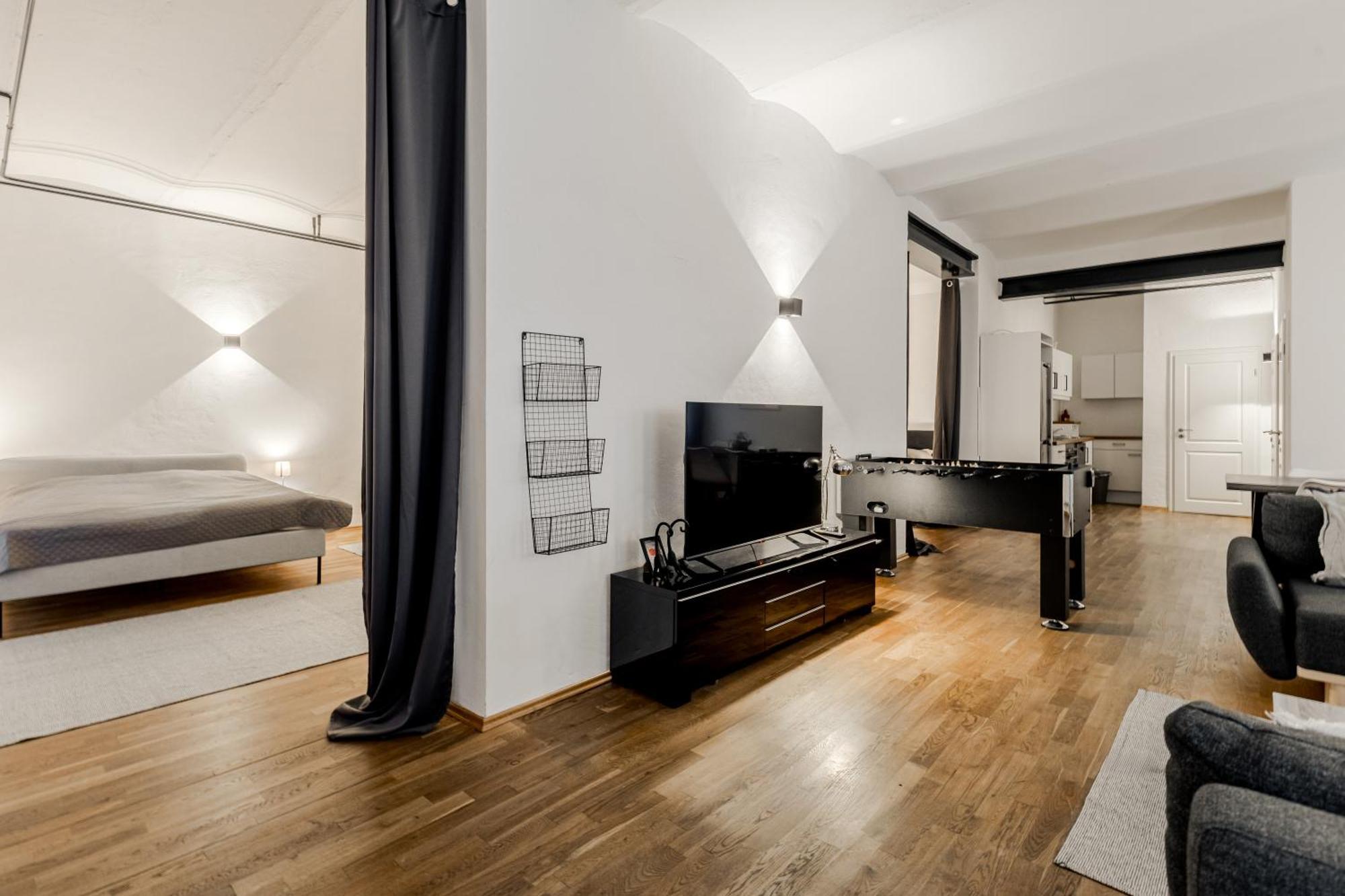 125Qm Loft Nahe Stadt Und Hafen Гамбург Экстерьер фото